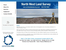 Tablet Screenshot of northwestlandsurvey.co.uk